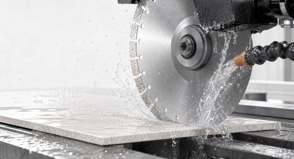 Porcelain and ceramic tile surface