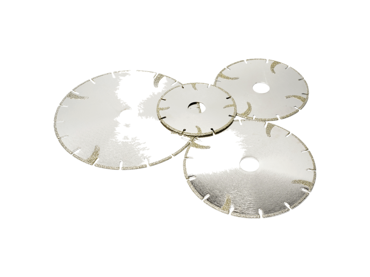 Electroplated diamond saw blades