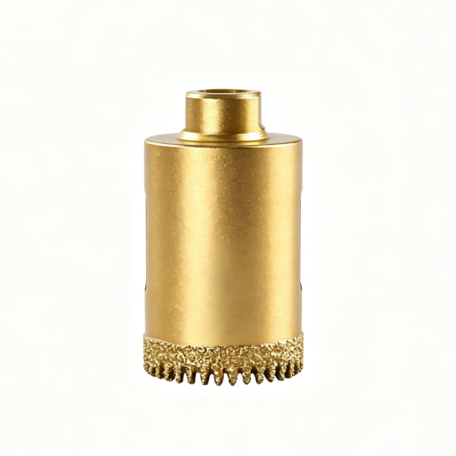 Diamond Vacuum Brazed Drill Bit With Teeth