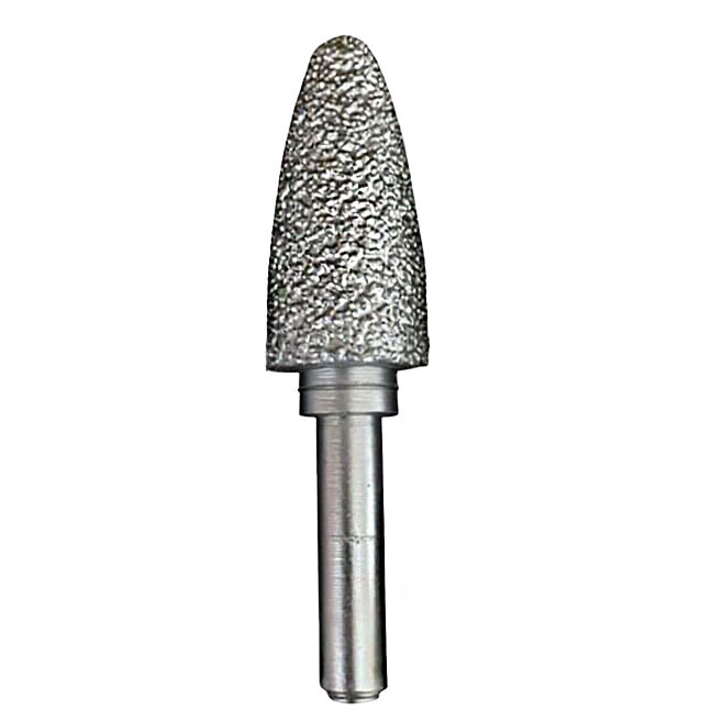 Bullet-shaped Round Diamond Grinding Head for Stone