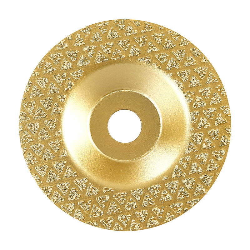 Golden Triangle-star Vaccum Brazed Diamond Grinding Disc